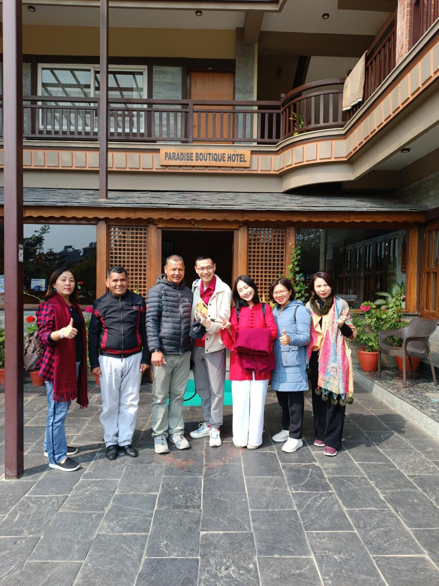 Paradise Boutique Hotel Pokhara Exterior photo