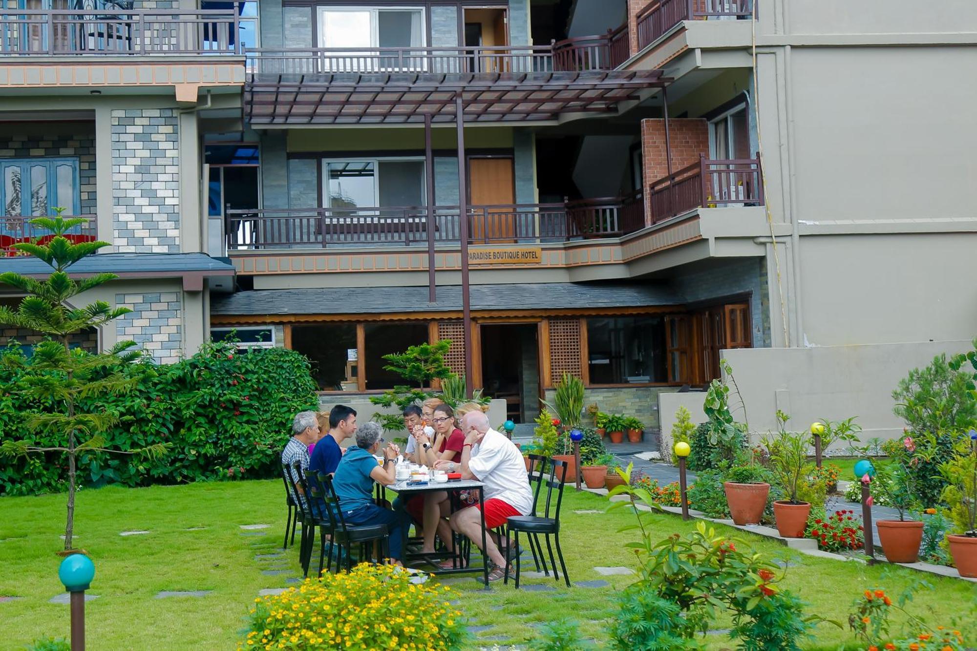 Paradise Boutique Hotel Pokhara Exterior photo